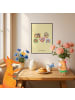 Mr. & Mrs. Panda Poster Igel Familie ohne Spruch in Gelb Pastell