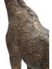 Mauro Ferretti Giraffenförmige Tischleuchte aus Kunstharz, goldfarben, 28 x 16 x 60 cm