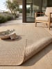 KADIMA DESIGN Teppich Outdoor VIGOLENO modern Uni Wohnzimmer Schlafzimmer in Sand