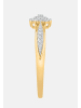 Diamant Exquis Ring aus 375 Gelbgold mit Diamant
