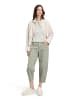BETTY & CO Ringelshirt mit Rundhalsausschnitt in Cream/Green