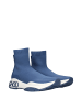 Jimmy Choo Blau Stoff Knöchel Stiefel