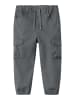 name it Cargo Jeans Hose Twill Chino Jogger Pants NMMBEN in Grau