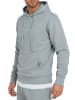 Reichstadt Herren Regular Fit Hoodie Marken-Stick in Grey