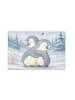 Mr. & Mrs. Panda Puzzle Pinguine Kuscheln Design ohne Spruch in Weiß