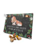 Mr. & Mrs. Panda Hunde Adventskalender Hund Basset Hound mit Spruch in Kreidetafel