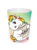 Geda Labels Kaffeebecher Pummeleinhorn Keksdose in Rosa - 280ml