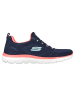 Skechers Sneaker "SUMMITS PERFECT VIEWS" in Marineblau / Neon-Pink