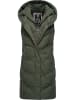 ragwear Steppweste Natalka Vest in Dark Olive