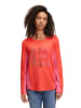 Betty Barclay Feinstrickpullover langarm in Patch Red/Pink