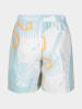 adidas Shorts in sky tint/acid orange