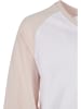 Urban Classics T-Shirt in white/pink+white/black