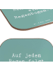 Mr. & Mrs. Panda Untersetzer Glas Spruch Mit Enttäuschungen umge... in Meeresbrise