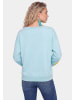 IZIA Women Sweatshirt in Aqua