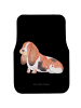 Mr. & Mrs. Panda Automatte Hund Basset Hound ohne Spruch in Schwarz