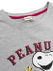 Snoopy The Peanuts Snoopy Nachthemd Schlafshirt Pyjama Langarm Oberteil in grau