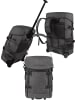 normani Rucksack mit Trolleyfuktion und kleinem Rucksack in Anthrazit
