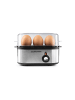 Gourmet Maxx Eierkocher für 3 Eier 210W Edelstahl  Silberfarben