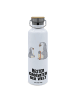 Mr. & Mrs. Panda Sportflasche Pinguin Bester Großvater der Welt ... in Weiß
