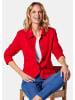 GOLDNER Leichte Jacke mit Stehkragen in rot in rot