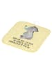 Mr. & Mrs. Panda 2er Set Topflappen Elefant Biene mit Spruch in Gelb Pastell