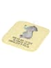 Mr. & Mrs. Panda 2er Set Topflappen  Elefant Biene mit Spruch in Gelb Pastell