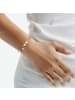 Glanzstücke München Armband aus Sterling Silber mit Turmalin und Süßwasser-Zuchtperle in gelbgold
