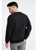 TUFFSKULL Herren Sweatshirt Mit Rundhals in Schwarz