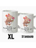 Mr. & Mrs. Panda XL Tasse Maus Beste Nachbarin der Welt mit Spruch in Weiß