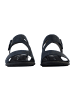 Gabor Flache Sandale aus Soft Nubuck Leder Blau