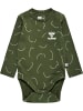 Hummel Druckknopf Strampler Hmlobi Lebensstil Jungen in OLIVE NIGHT