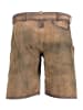 KRÜGER Lederhose in Braun