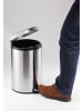Durable Treteimer Edelstahl rund 655x350mmx DM 290mm 30 l metallic silber