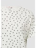 QS T-Shirt kurzarm in Creme