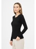 TOOCHE Langarmshirt "Stardust Glow" in Schwarz