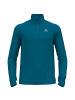 Odlo Longsleeve Carve Light Midlayer 1/2 Zip in Petrol2540