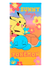 Pokémon Pikachu Badetuch 70x140 Kinder Strandtuch Handtuch Jungen in Mehrfarbig