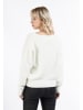 myMo ROCKS Damen Strickpullover in Weiss