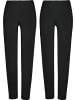 Erwin Müller Single-Jersey Leggings, lang 2er-Pack in schwarz/schwarz