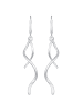 Elli Ohrringe 925 Sterling Silber Spirale, Wellen in Silber