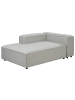 Beliani Chaiselongue ARDAL in Grau/Schwarz - (W) 119 x (H) 68 x (L) 180 cm rechtsseitig