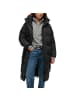 Superdry Daunenjacke Long Longline Puffer Schwarz