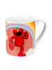 United Labels 3-tlg. Sesamstraße Frühstücksset - Elmo - Teller, Schale und Tasse in rot