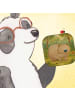 Mr. & Mrs. Panda Tischuntersetzer Wombat Design ohne Spruch in Weiß