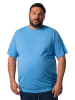 Men Plus Kurzarm T-Shirt in himmelblau