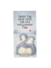 Mr. & Mrs. Panda Handtuch Pinguine Kuscheln Design mit Spruch in Weiß