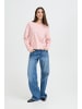 Pulz Langarm PZARLO Regular fit in RED GREY STRIPE