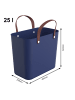 Rotho Albula 2er-Set Einkaufskörbe Taschen 25l in Horizontblau
