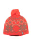 Jack Wolfskin Accessoires Nordic Pompom Cap Mütze in Rot