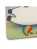 Mr. & Mrs. Panda Untersetzer Einhorn Blümchentail Design mit Spruch in Weiß
